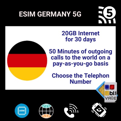 blivale_en_esim_germany_5g_onetime_20gb_internet_50_minutes_telephon_number_1080x1080 eSIM for GERMANY (DE) with 20GB and 50 Minutes and Telephone Number