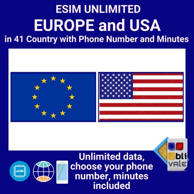 blivale_en_esim_new_europe_usa_unlimited_in_41_countries_with_phone_number_and_minutes_1080x1080 eSIM for EUROPE and USA Unlimited (EU US) in 41 countries with Phone Number and Minutes
