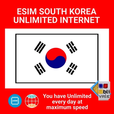 blivale_en_esim_new_south_korea_unlimited_1080x1080 eSIM for South Korea Unlimited (KR)