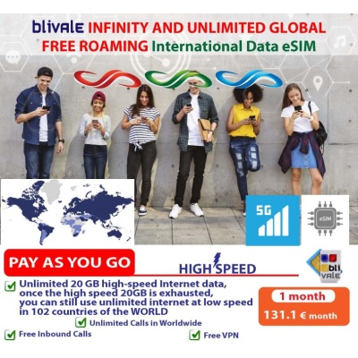 blivale_image_pay_as_you_go_infinity_world_esim_unlimited_free_roaming_gb_calls_worldwide BLIVALE eSIM Infinity World 5G With Unlimited Internet & Calls