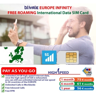 blivale_image_pay_as_you_go_surf_europe_infinity_sim_unlimited_free_roaming_595473368 BLIVALE SIM Card Infinity Europe 5G With Unlimited Internet & Calls